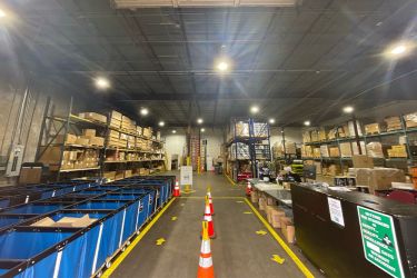 LED Warehouse Lighting for Tak Communications in Houston